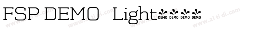 FSP DEMO   Light字体转换